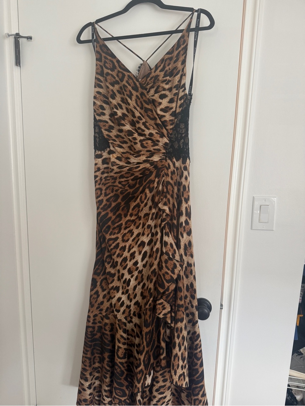 Joseph Ribkoff leopard print midi dress 🐆